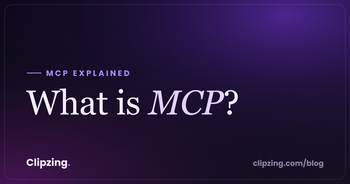 What Is MCP (Model Context Protocol), and Why Should Video Creators Care?